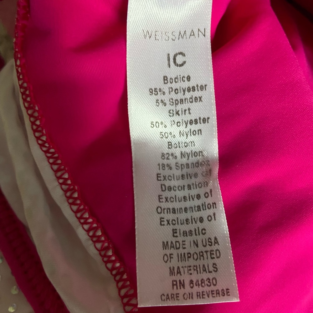 Weismann Pink Sparkly Dance Costume - Picture 4 of 11